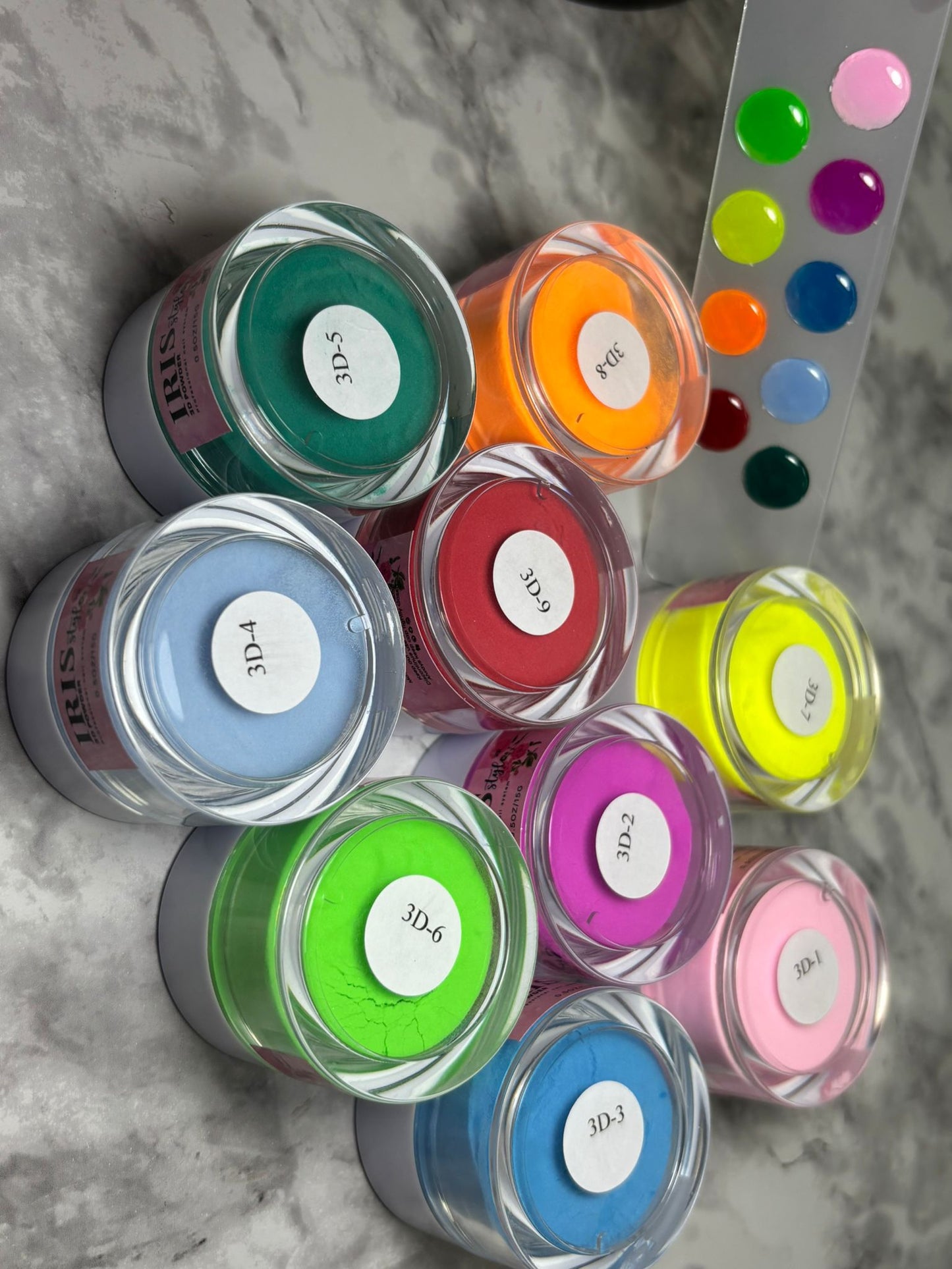 LuxePolish Collection-set of 9 polymers of different colors