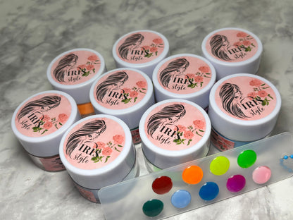 LuxePolish Collection-set of 9 polymers of different colors