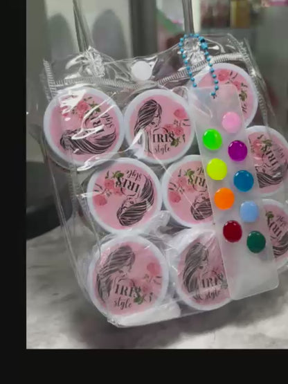 LuxePolish Collection-set of 9 polymers of different colors